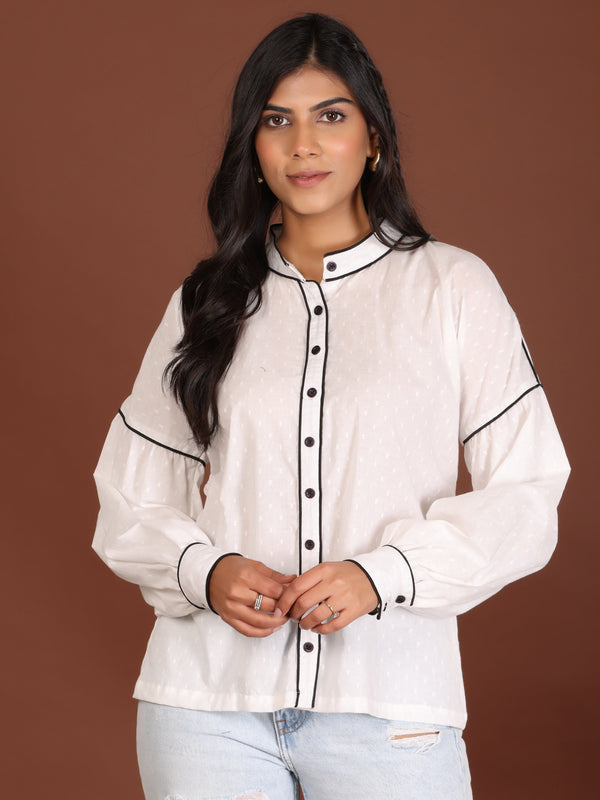 Misty Cotton Dobby Shirt - Jiraazi