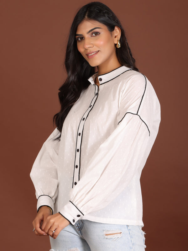 Misty Cotton Dobby Shirt - Jiraazi