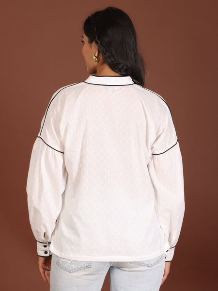 Misty Cotton Dobby Shirt - Jiraazi