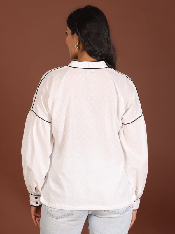 Misty Cotton Dobby Shirt - Jiraazi