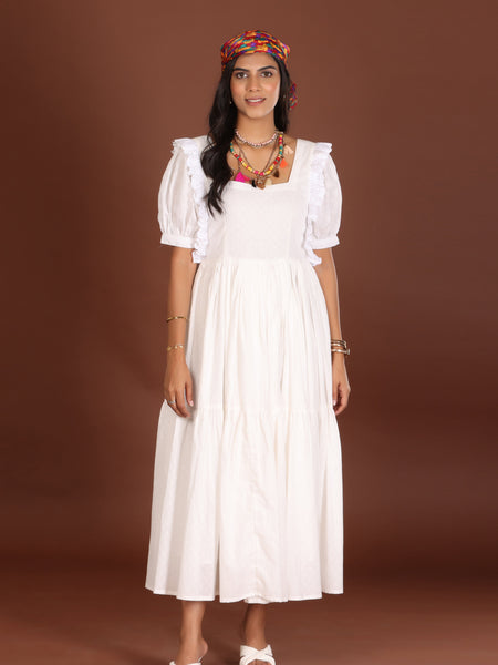 Breezy Cotton Dress - Jiraazi