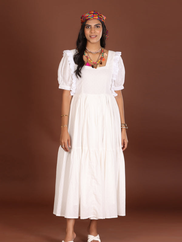Breezy Cotton Dress - Jiraazi