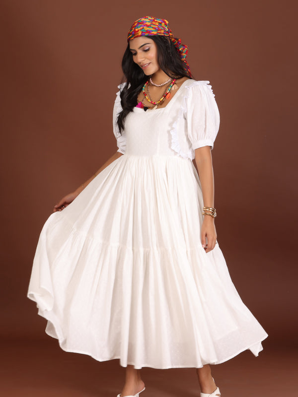 Breezy Cotton Dress - Jiraazi