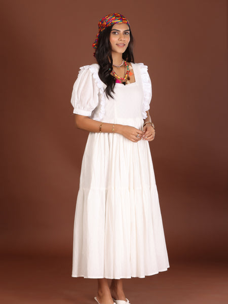 Breezy Cotton Dress - Jiraazi