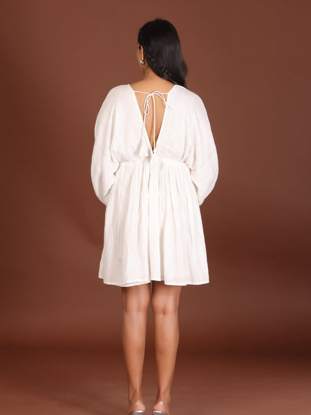 Coastal Lurex Crepe Dress - Jiraazi