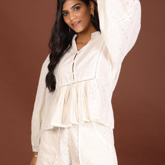 Sandy Schiffli Top - Jiraazi