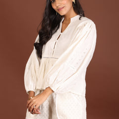 Sandy Schiffli Top - Jiraazi