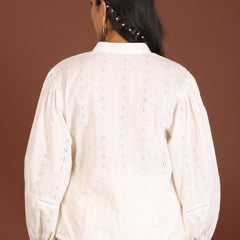 Sandy Schiffli Top - Jiraazi