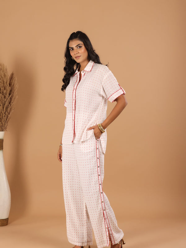 Arial Boota Cotton Co ord - Jiraazi