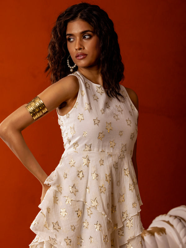 Lurex Layered Dress
