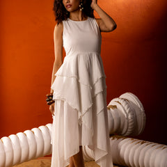 Plain Layered Dress