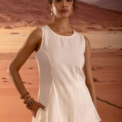 Cotton Flax Sleeveless Co Ord