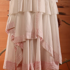 Asymmetrical Layered Handblock Print Kurta