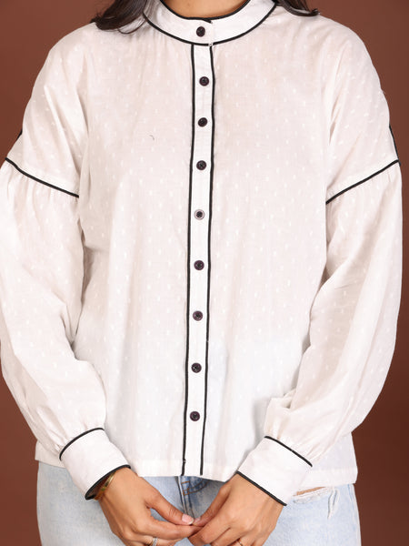 Misty Cotton Dobby Shirt - Jiraazi