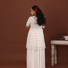 Niqhat Georgette Gharara suit set - Jiraazi