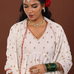 Niqhat Georgette Gharara suit set - Jiraazi