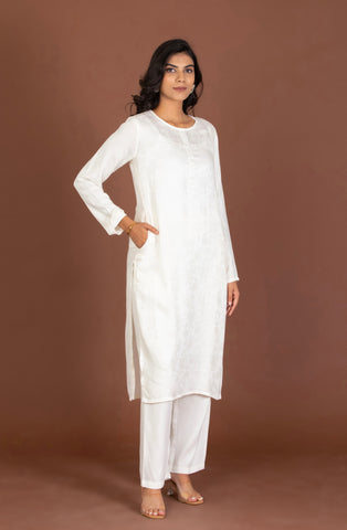 Farida Jacquard Kurta