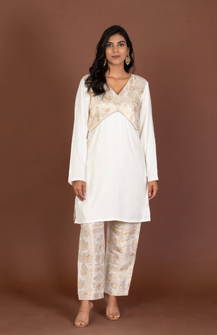 Nora Brocade Jacquard Kurta