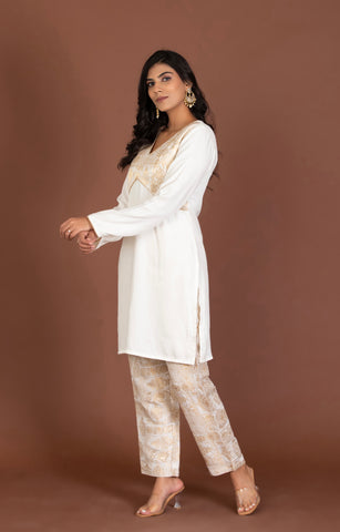 Nora Brocade Jacquard Kurta