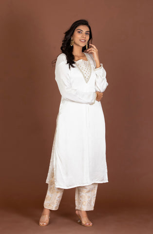 Mirza Satin Silk Kurta