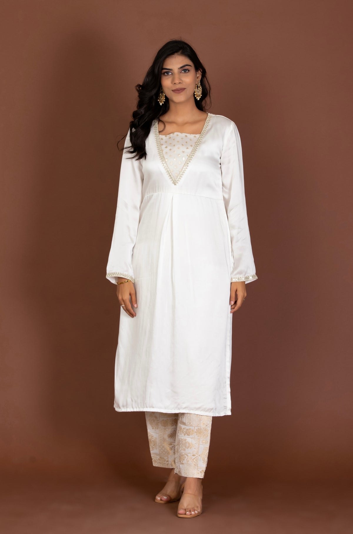 Mirza Satin Silk Kurta