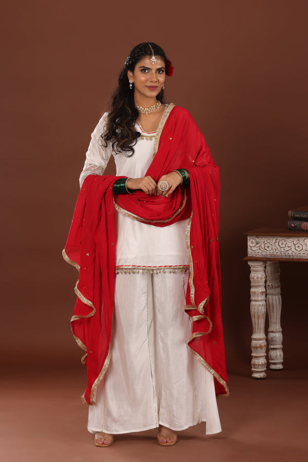 Alizeh chanderi suit set - Jiraazi