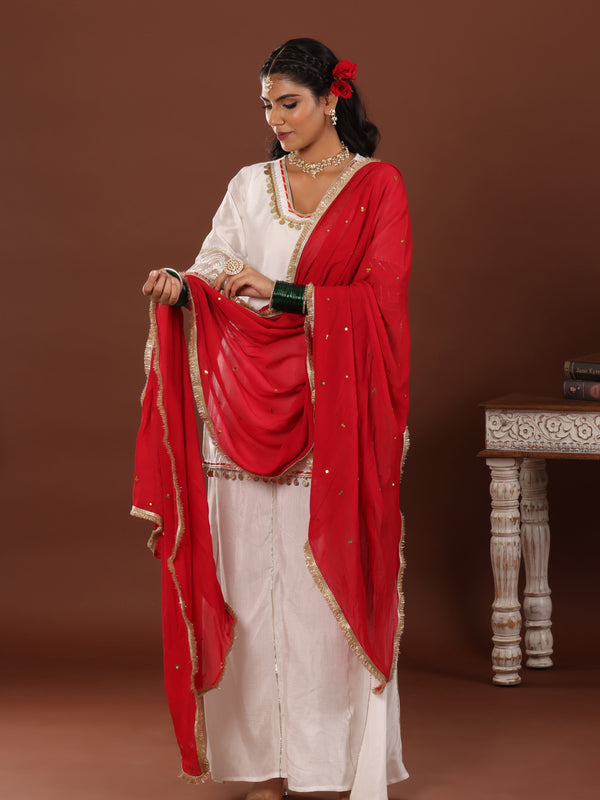 Alizeh chanderi suit set - Jiraazi