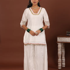 Alizeh chanderi suit set - Jiraazi