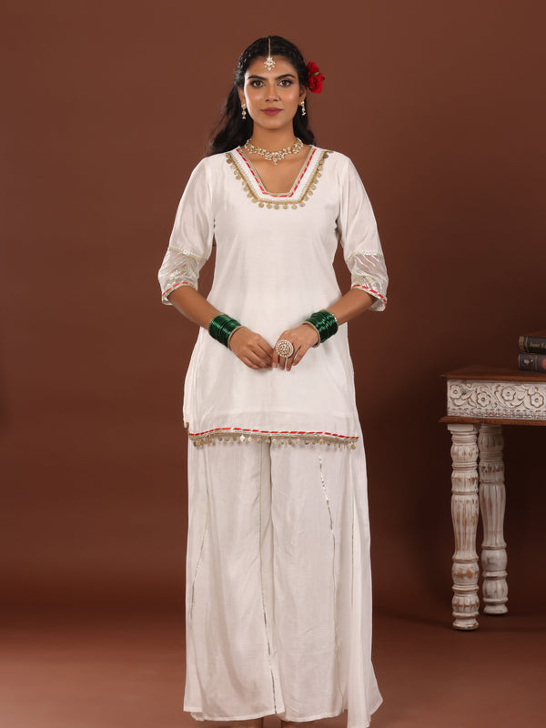 Alizeh chanderi suit set - Jiraazi