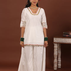 Alizeh chanderi suit set - Jiraazi