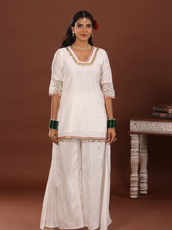 Alizeh chanderi suit set - Jiraazi