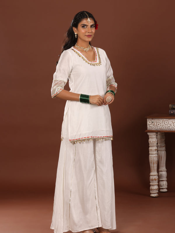 Alizeh chanderi suit set - Jiraazi