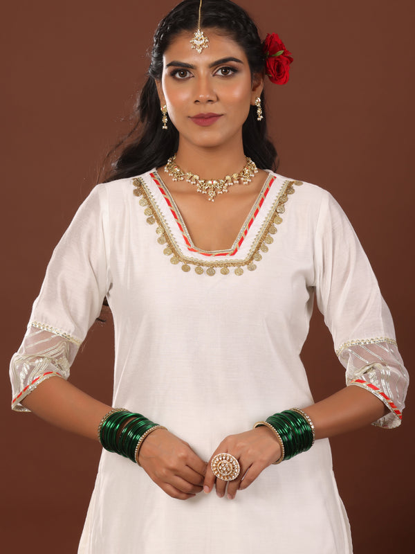 Alizeh chanderi suit set - Jiraazi