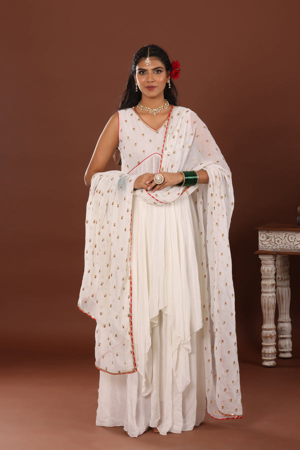 Shabnam Georgette 3 piece suit set - Jiraazi