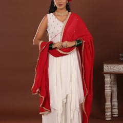 Shabnam Georgette 3 piece suit set - Jiraazi