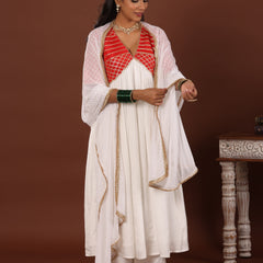 Kanari Gota Alia Cut Kurta - Jiraazi