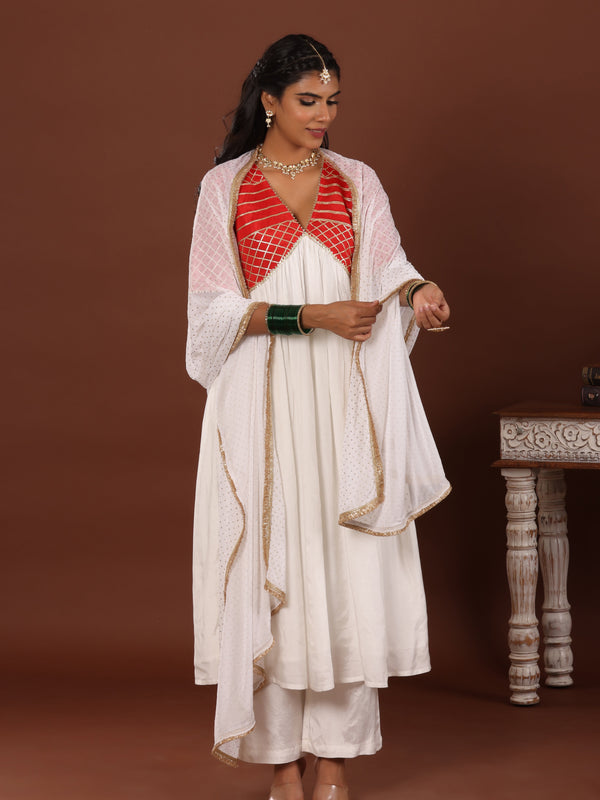 Kanari Gota Alia Cut Kurta - Jiraazi