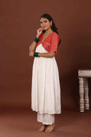 Kanari Gota Alia Cut Kurta