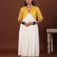 Kanari Gota Alia Cut Kurta - Jiraazi