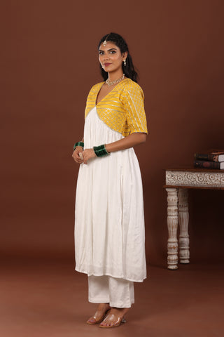 Kanari Gota Alia Cut Kurta