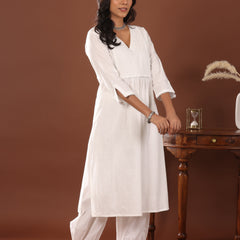 Lurex Boota Cotton Kurta - Jiraazi