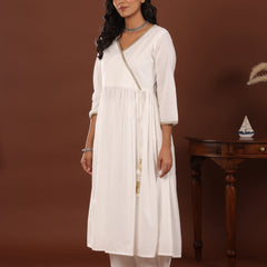 Chand Angrakha Cotton Kurta - Jiraazi
