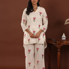 Rosemary cotton Co ord set - Jiraazi