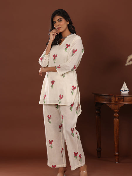 Rosemary cotton Co ord set - Jiraazi