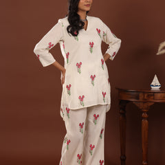 Rosemary cotton Co ord set - Jiraazi