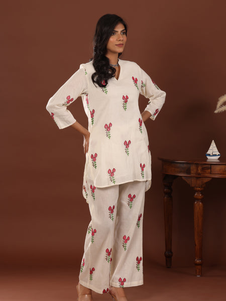 Rosemary cotton Co ord set - Jiraazi