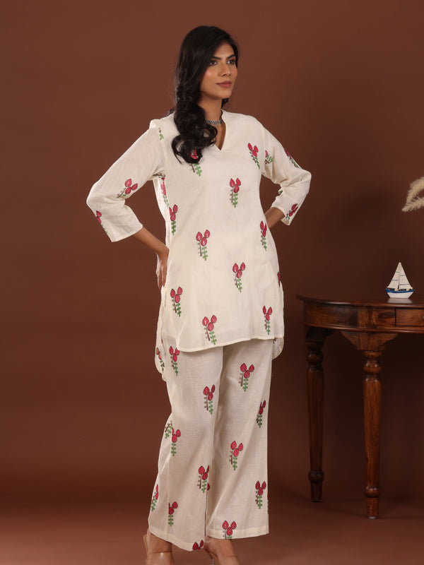 Rosemary cotton Co ord set - Jiraazi