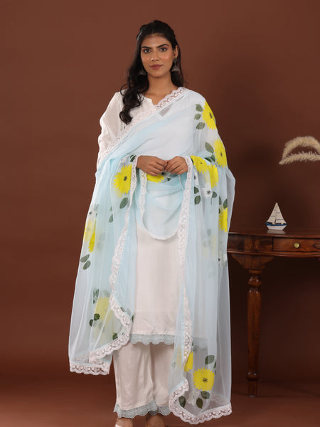Daisy Blossom Muslin set - Jiraazi
