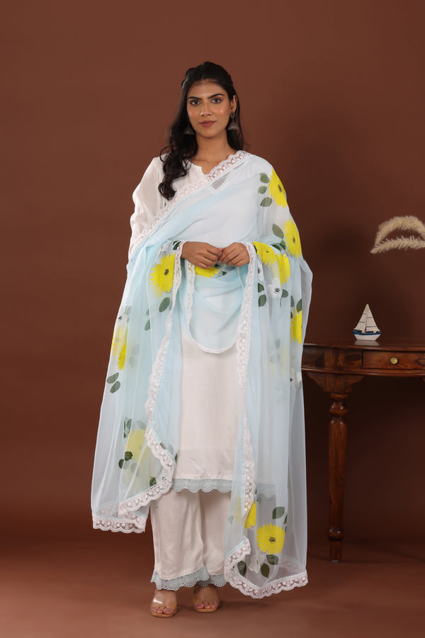 Daisy Blossom Muslin set - Jiraazi