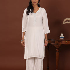 Sitara Muslin Straight Kurta - Jiraazi